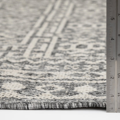 Mainstays 8' 5" x 13' Grey Medallion Outdoor Area Rug
