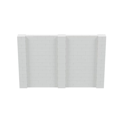 EverBlock 5° x 7° Wall Kit | Modular Building Blocks | Wall System for Building, Display & Structures | Room Divider & Partition | Easy to Connect & Reuse | Indoor & Outdoor Use