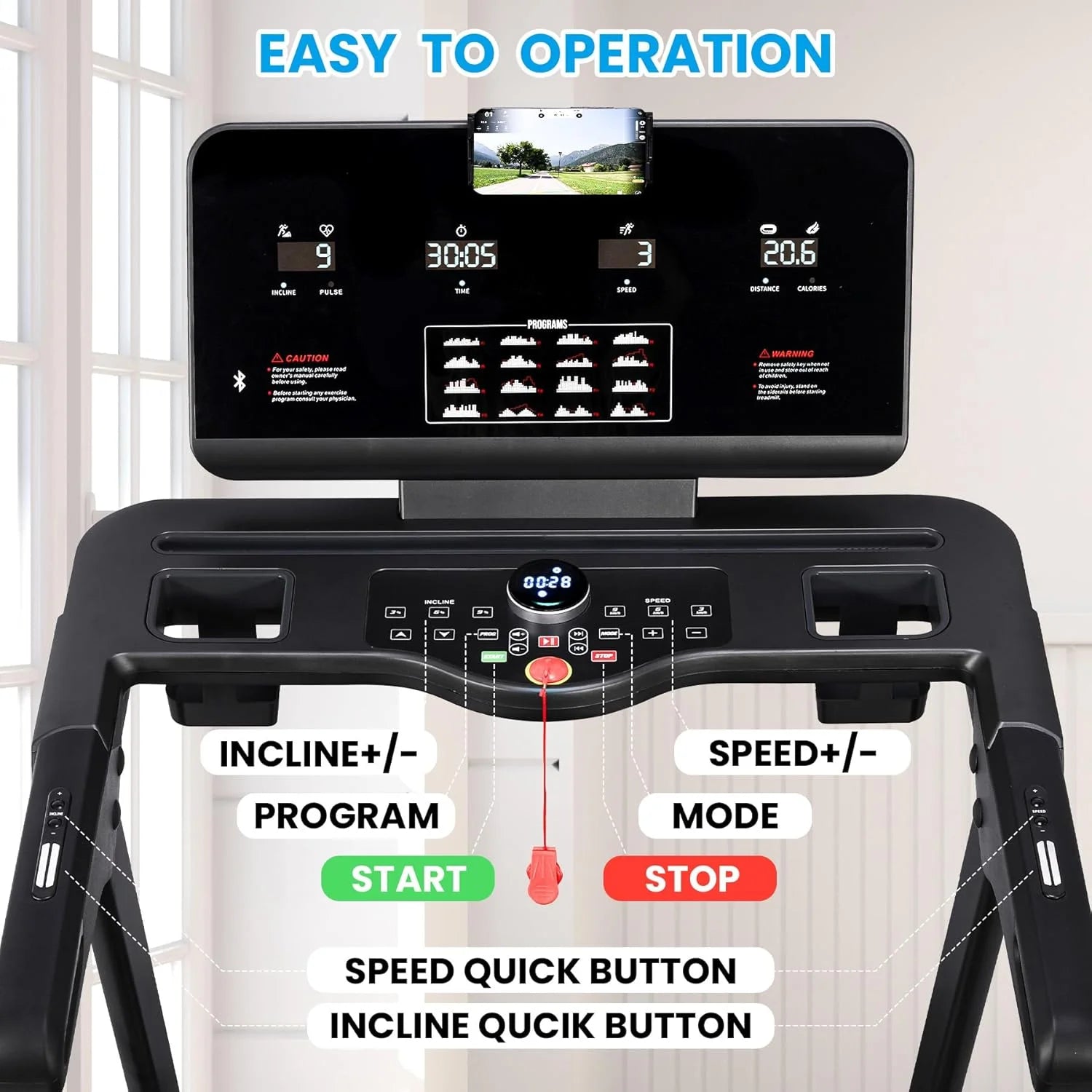 Walking Pad,Treadmill with Incline for Home Office,3.5HP Portable Desk Treadmill with 350LBS Capacity,Foldable Walking or Running Treadmill w 20" Wide Belt,0.5-20 MPH Speed,60 Programs,APP Control