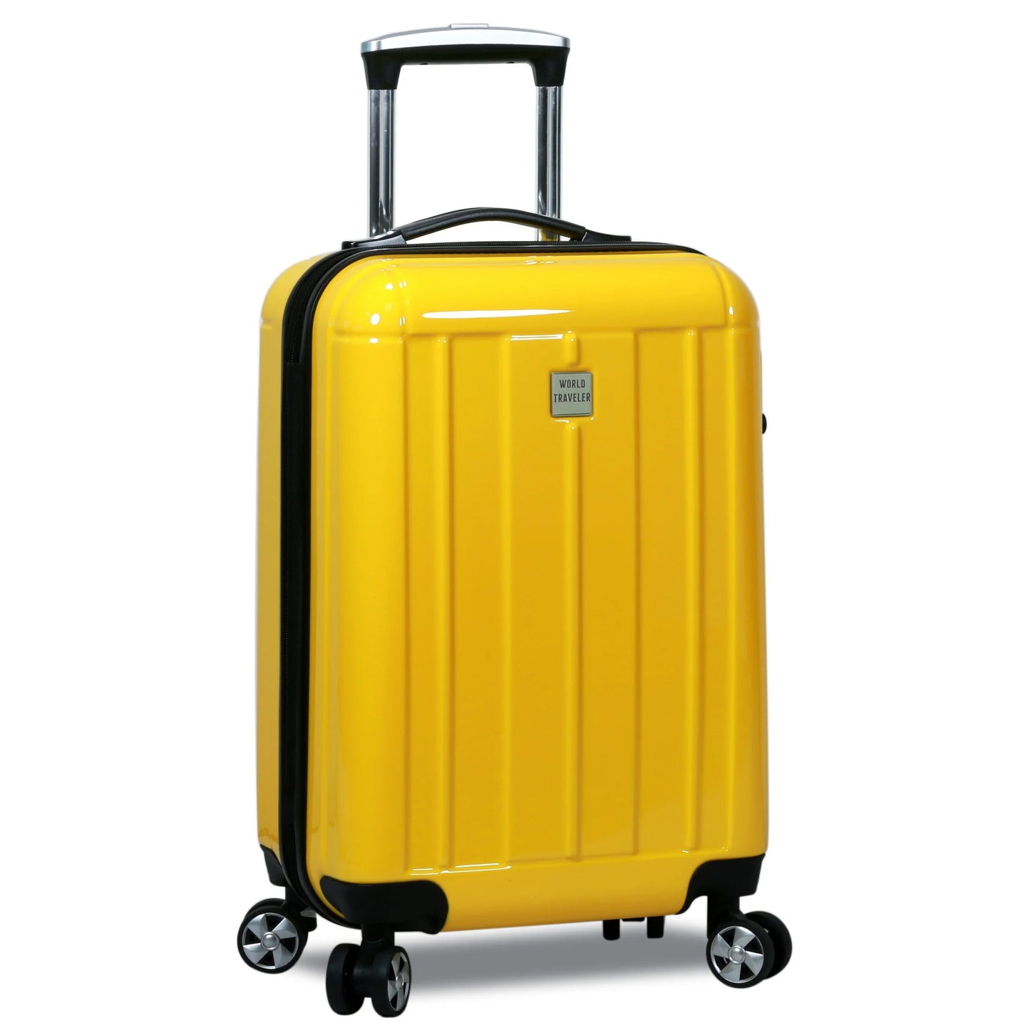 World Traveler Contour Hardside 3-Piece Spinner Luggage Set - Yellow