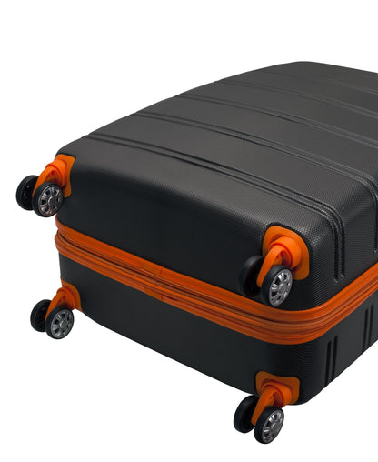 Rockland Luggage Melbourne 3 Piece Hardside Luggage Set, F160