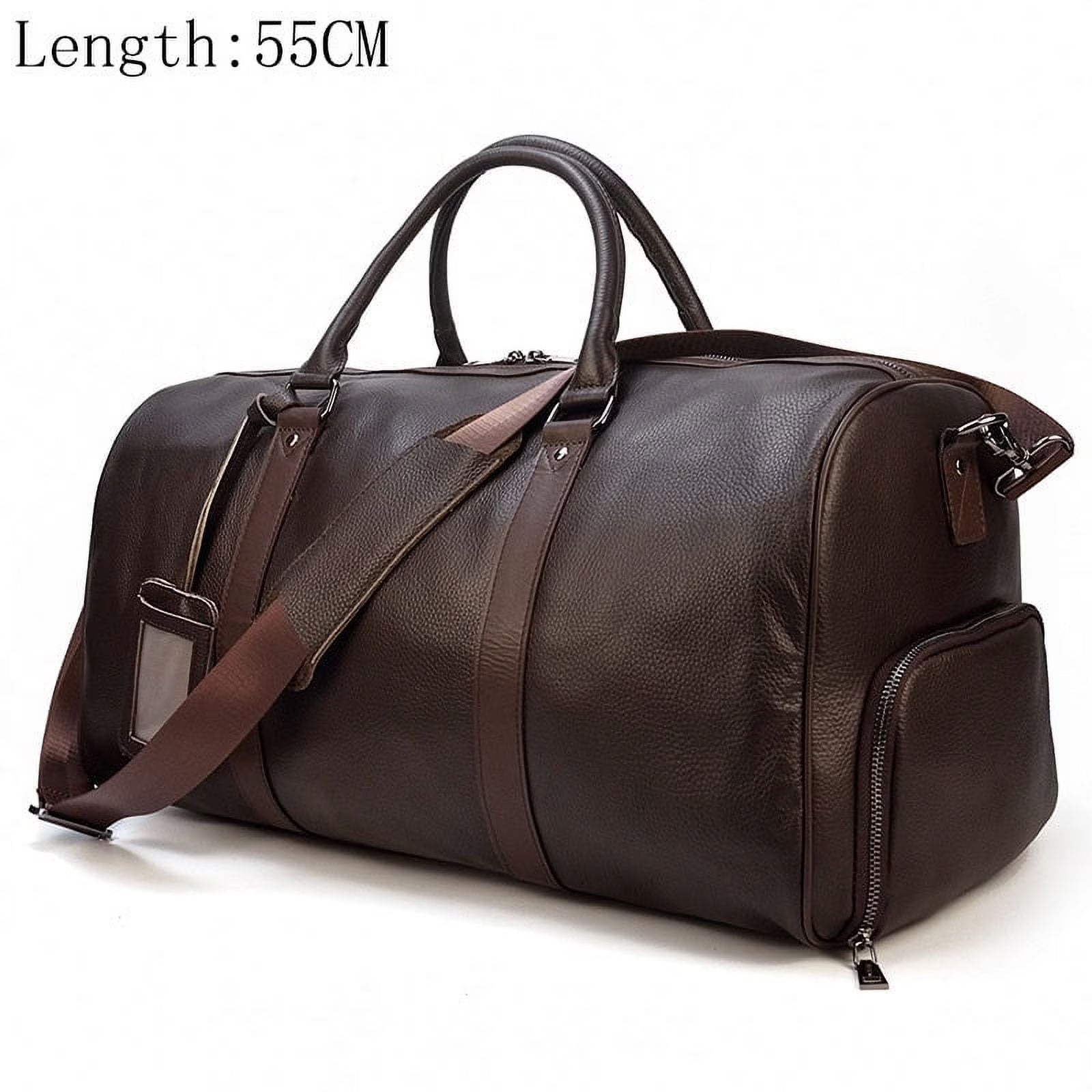 Zee Leather - Large Luggage/Travel made of Cowhide Genuine Leather Travel Duffle Bag