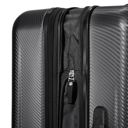 Ricardo Beverly Hills Anchor Bay Hardside 29" Expandable Checked Spinner Luggage, Charcoal