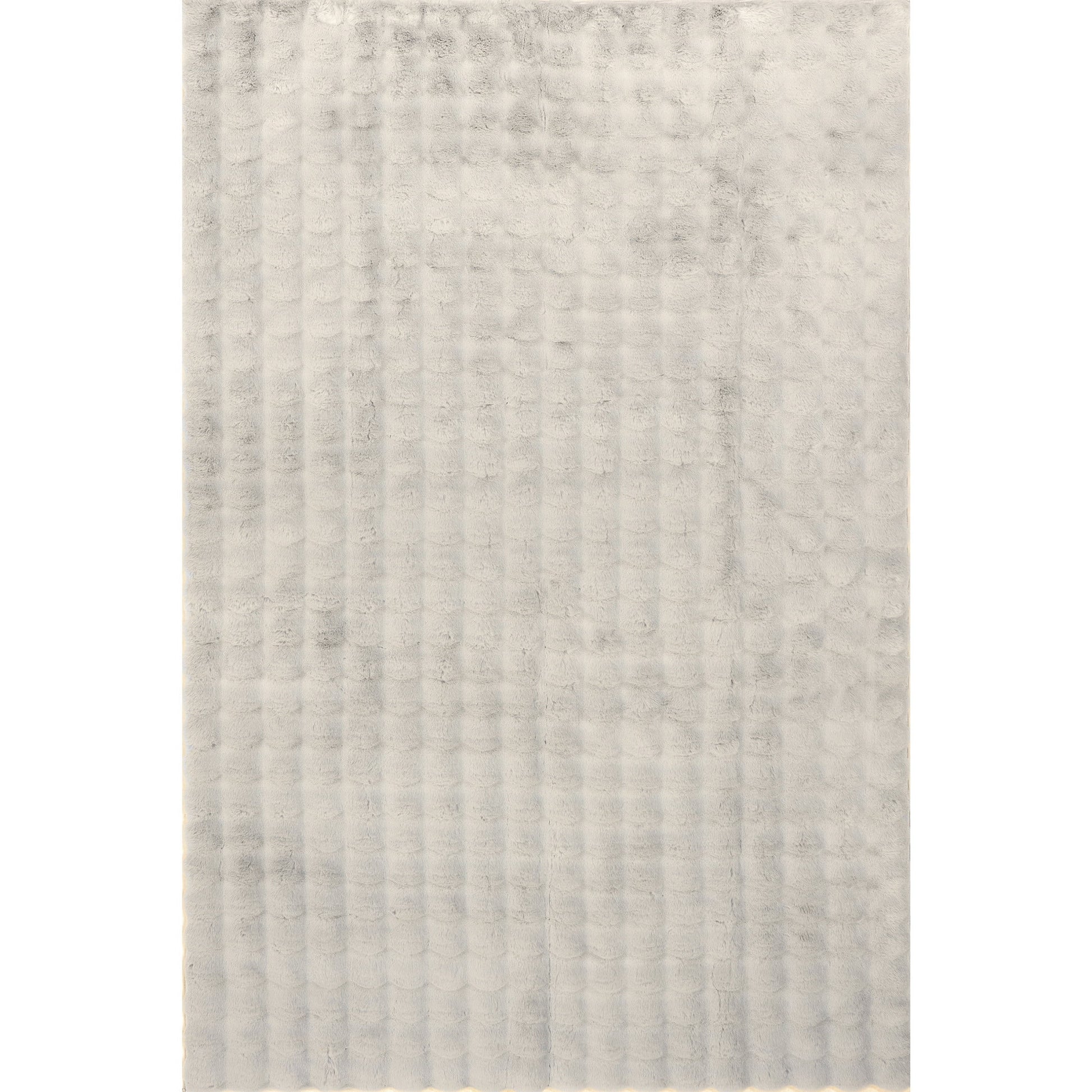 nuLOOM Jeni SuperiorWash Solid Faux Rabbit Machine Washable Area Rug, 2' 6" x 8', Runner, Jeni Grey