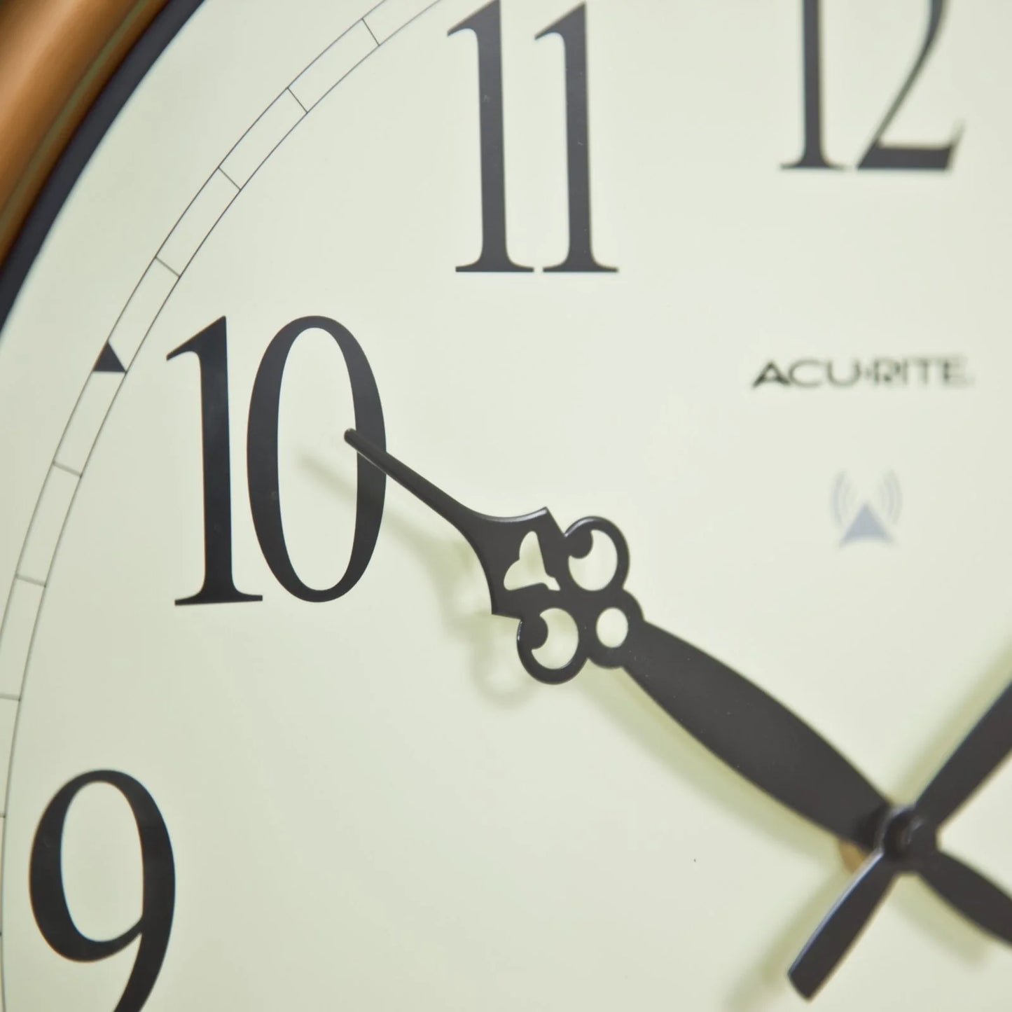 Chaney Balmoral II Atomix Aged Copper 18 in. Wall Clock