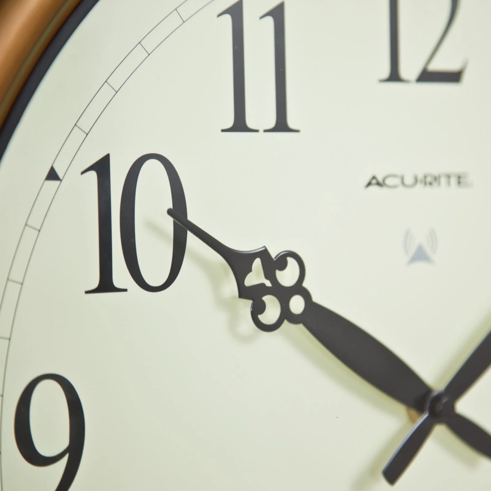 Chaney Balmoral II Atomix Aged Copper 18 in. Wall Clock