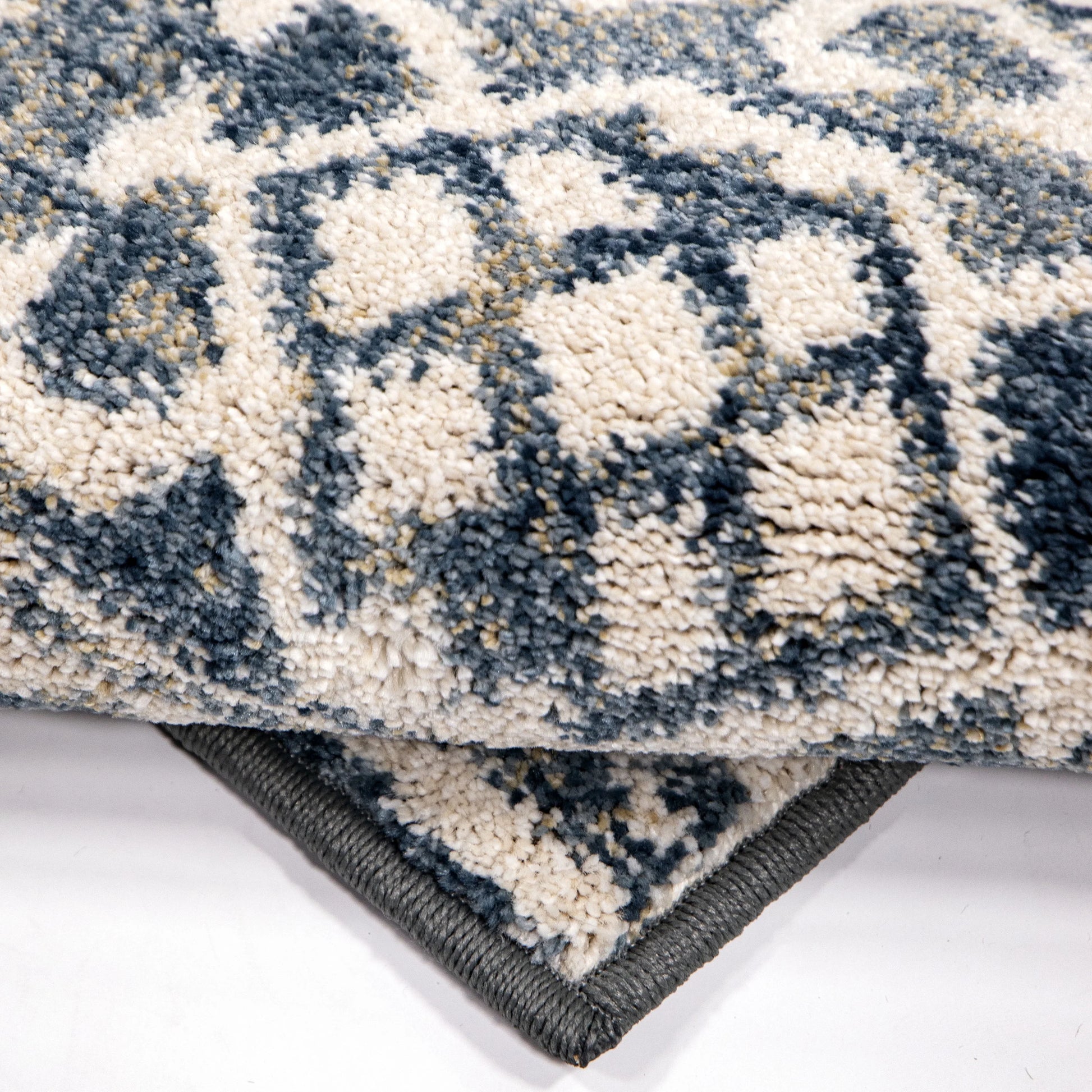 My Texas House Delilah 5'3" X 7'6" Blue Geometric Area Rug