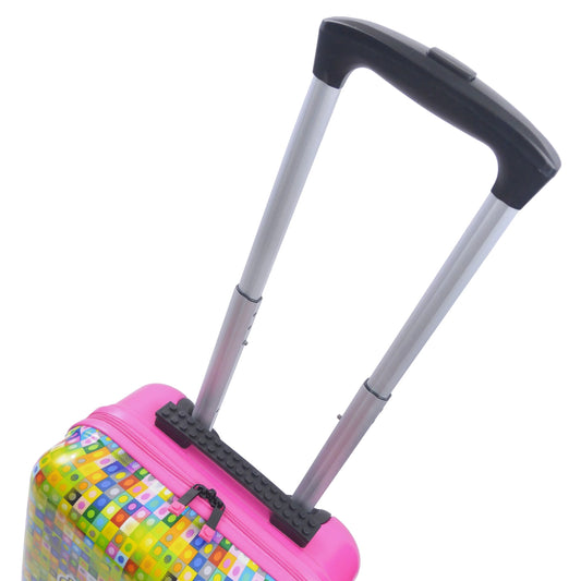 LEGO 18 Inch Kids Rolling Luggage, Play Date Hardshell Carry On Suitcase with Spinner Wheels, Multi