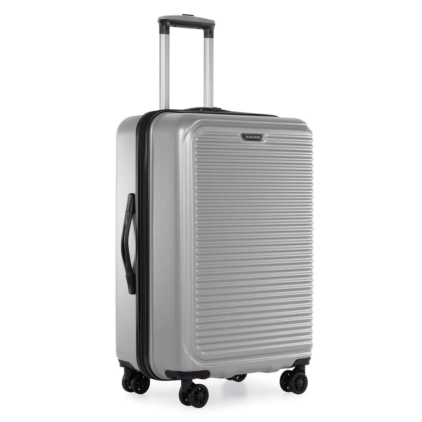 Travel Select Savannah Hardside Spinner Luggage Set, Silver, 3-Piece (20/24/28)