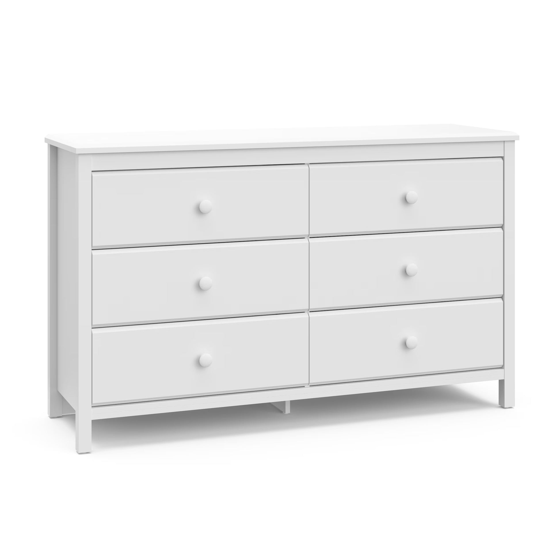 Storkcraft Alpine 6 Drawer Nursery Double Dresser, Driftwood