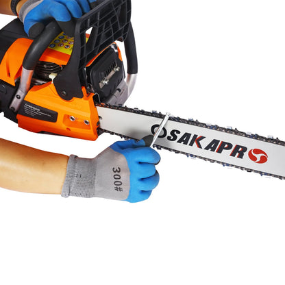 52cc 2-Cycle Gas Powered Chainwaw, 20inch Gasoline Chain Saw for Trees Wood Cutting, EPA Compliant