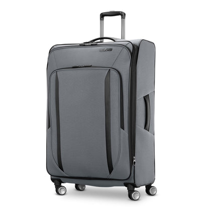 American Tourister Dash XLT Softside Carry On Luggage with Spinner Wheels Single Piece - Black