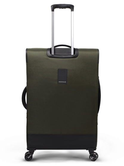 SwissTech Urban Trek 28" Check Soft Side Luggage, Olive (Walmart Exclusive)