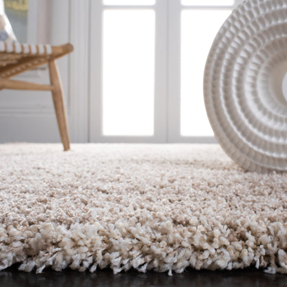SAFAVIEH Hudson Shag Jacinda Abstract Area Rug, Ivory/Beige, 5'3" x 7'6"