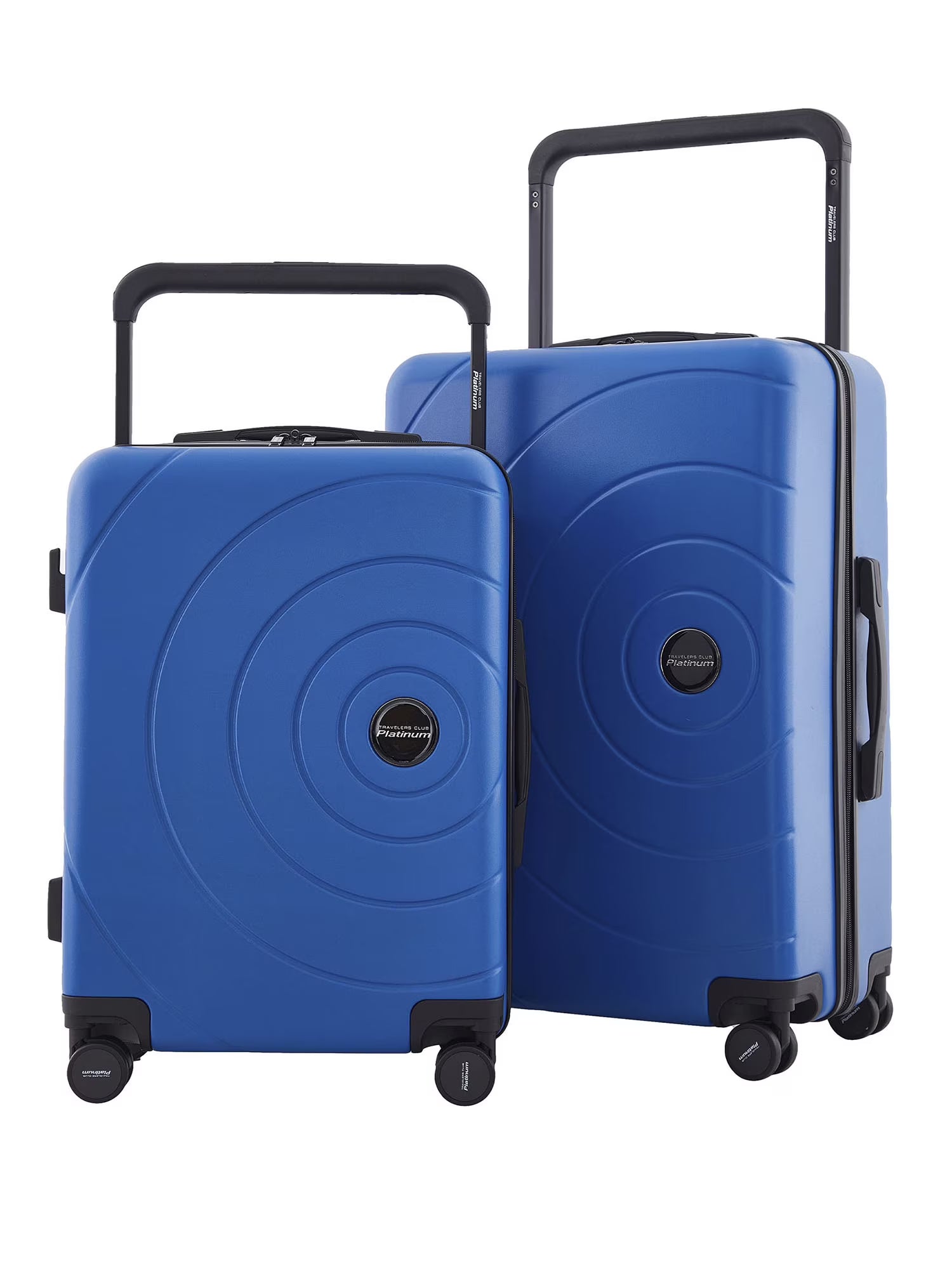 Travelers Club 2pc Rolling Hard Case Travel Luggage Set with Extra Wide Telescopic Handle , Lime