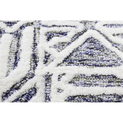 Bashian Verona Noland 3'6" x 5'6" Area Rug in Ivory and Blue