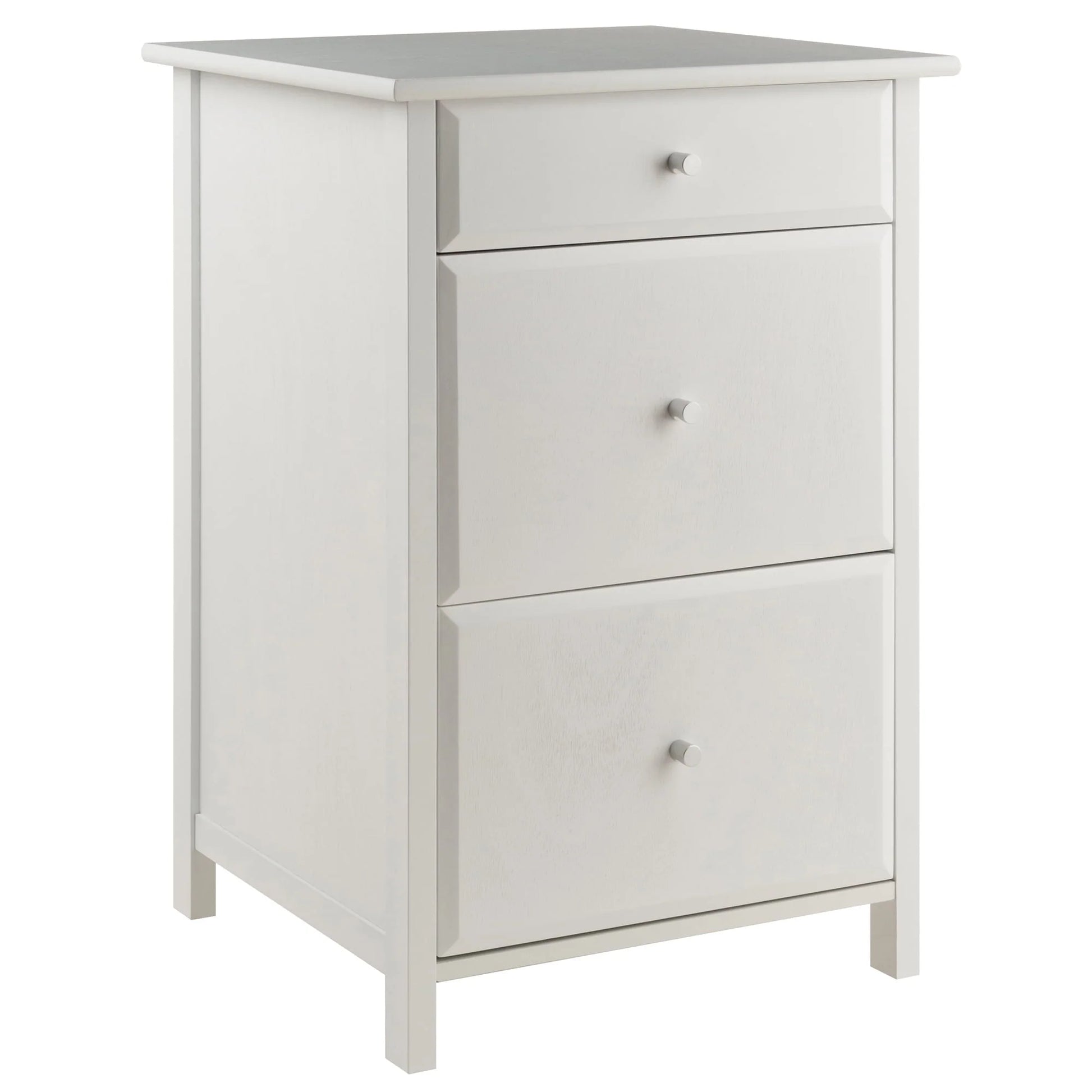 Winsome Wood Delta Home Office File Cabinet, White Finish