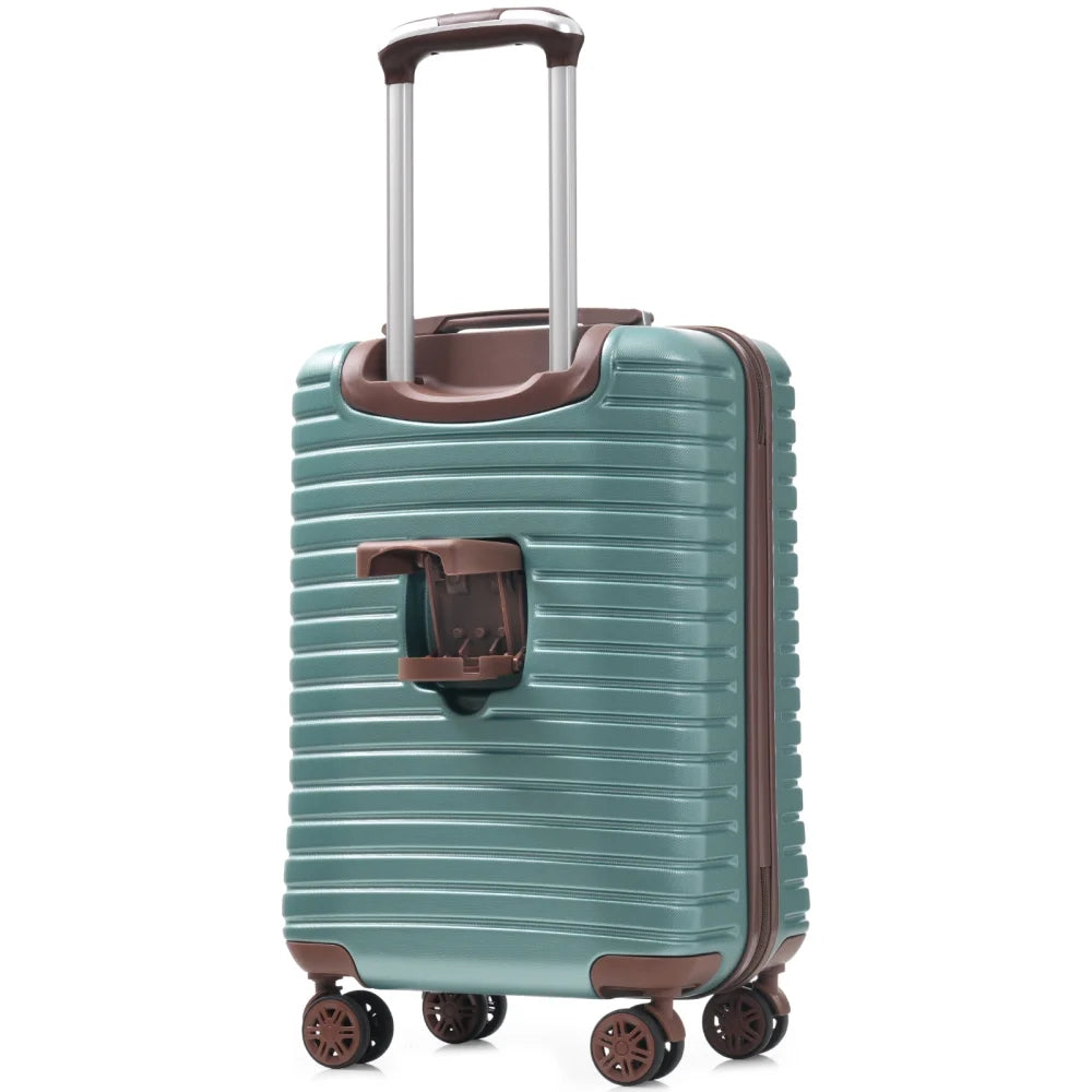 Hardshell Luggage Set with TSA Lock, 360° Spinner Wheels, Lightweight Durable Travel Suitcases