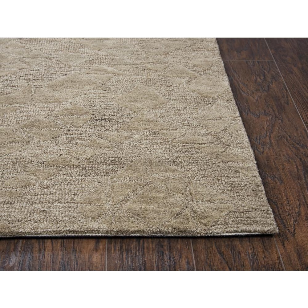 Alora Decor Emerson 5' x 8' Diamond Dk. Grey/Gray/Rust/Blue Hand-Tufted Area Rug