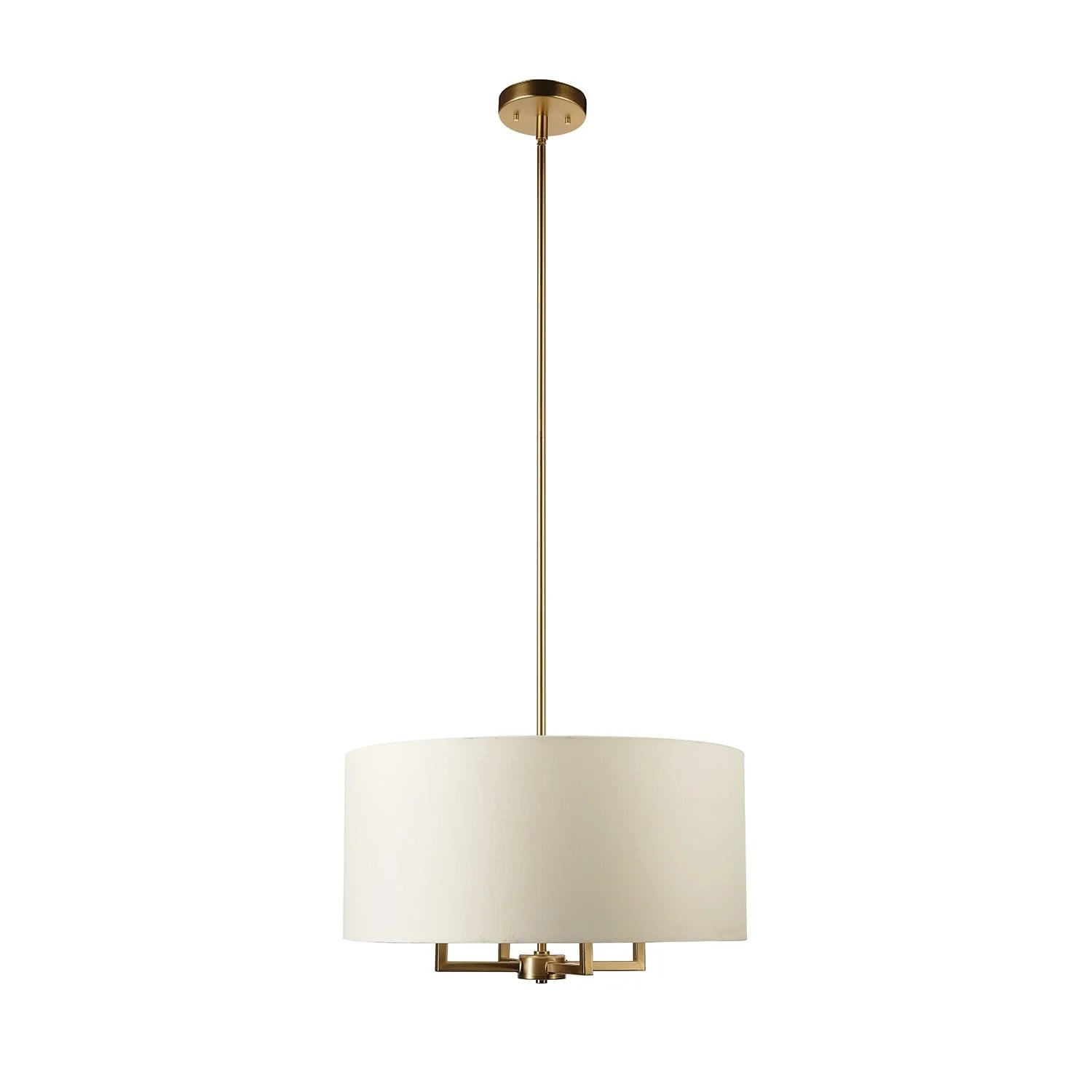 Globe Electric 60340 Emery 4 Light 20" Wide Drum Pendant - Black