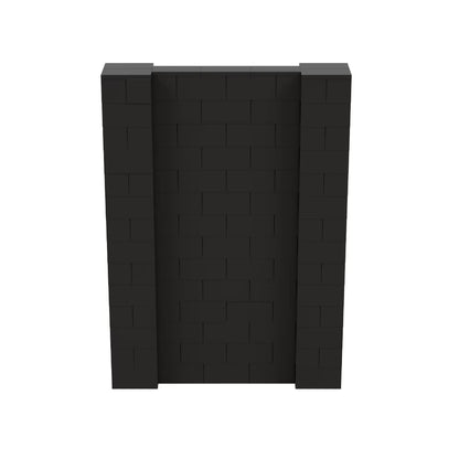EverBlock 5° x 7° Wall Kit | Modular Building Blocks | Wall System for Building, Display & Structures | Room Divider & Partition | Easy to Connect & Reuse | Indoor & Outdoor Use