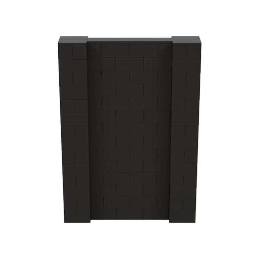 EverBlock 5° x 7° Wall Kit | Modular Building Blocks | Wall System for Building, Display & Structures | Room Divider & Partition | Easy to Connect & Reuse | Indoor & Outdoor Use