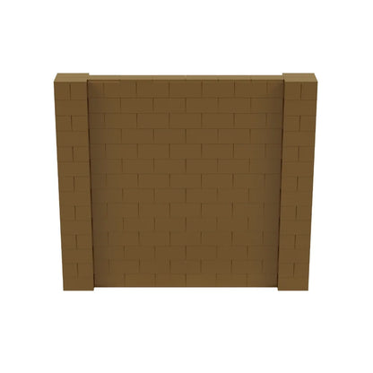 EverBlock 5° x 7° Wall Kit | Modular Building Blocks | Wall System for Building, Display & Structures | Room Divider & Partition | Easy to Connect & Reuse | Indoor & Outdoor Use