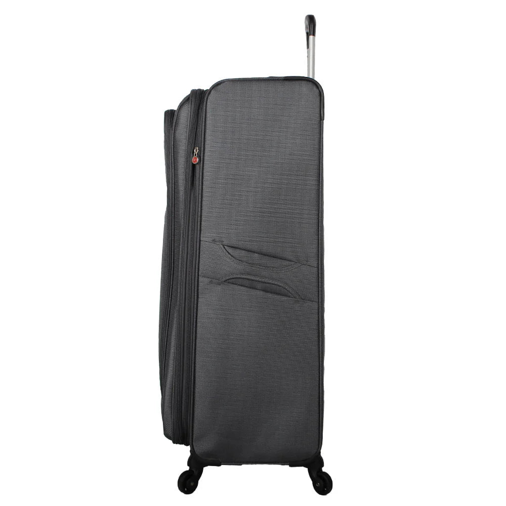 Protege, Arendale Soft Side 32°?Jumbo Expandable Checked Luggage, Charcoal