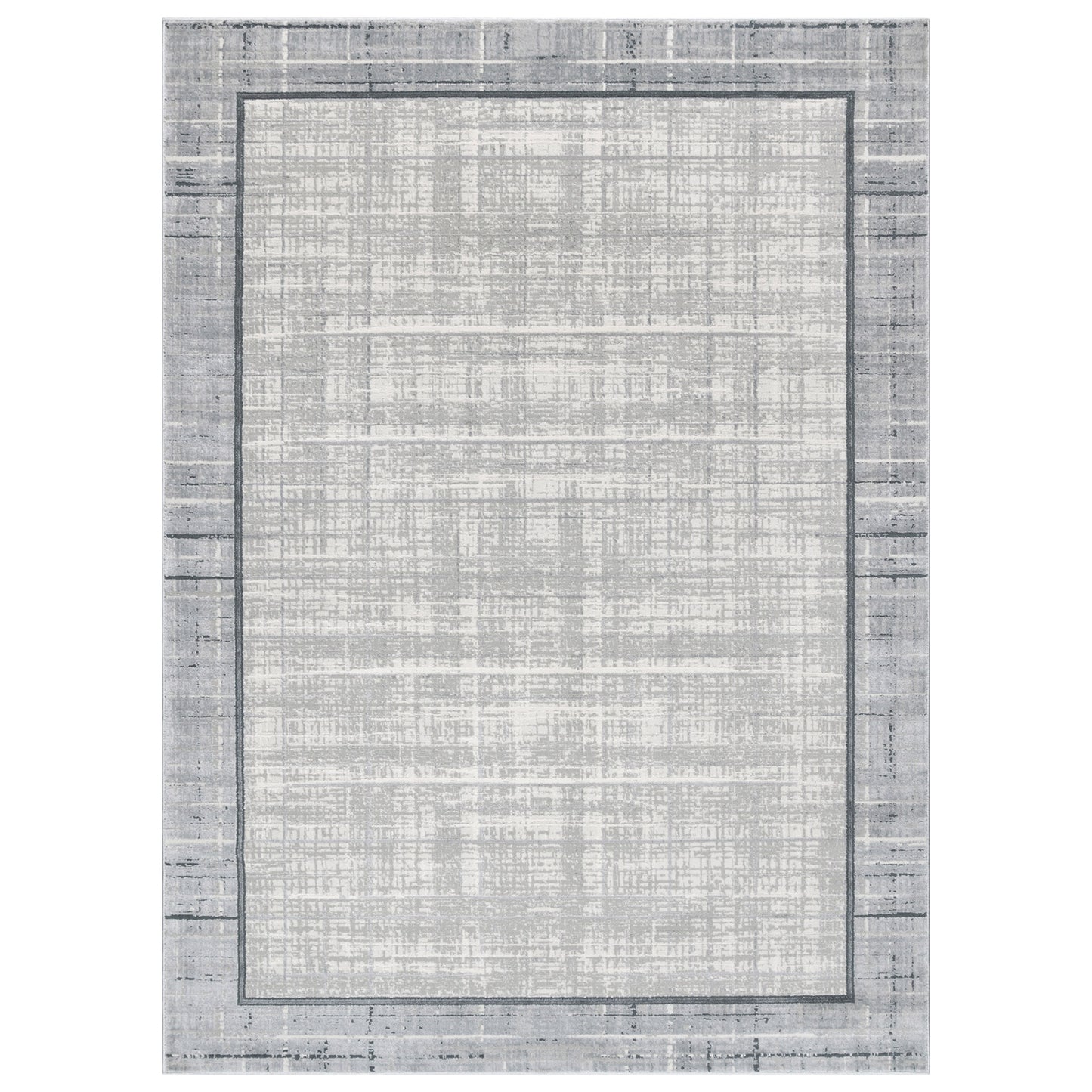 Eden Area Rug, Adelle Gray, 6’6” x 9’6”