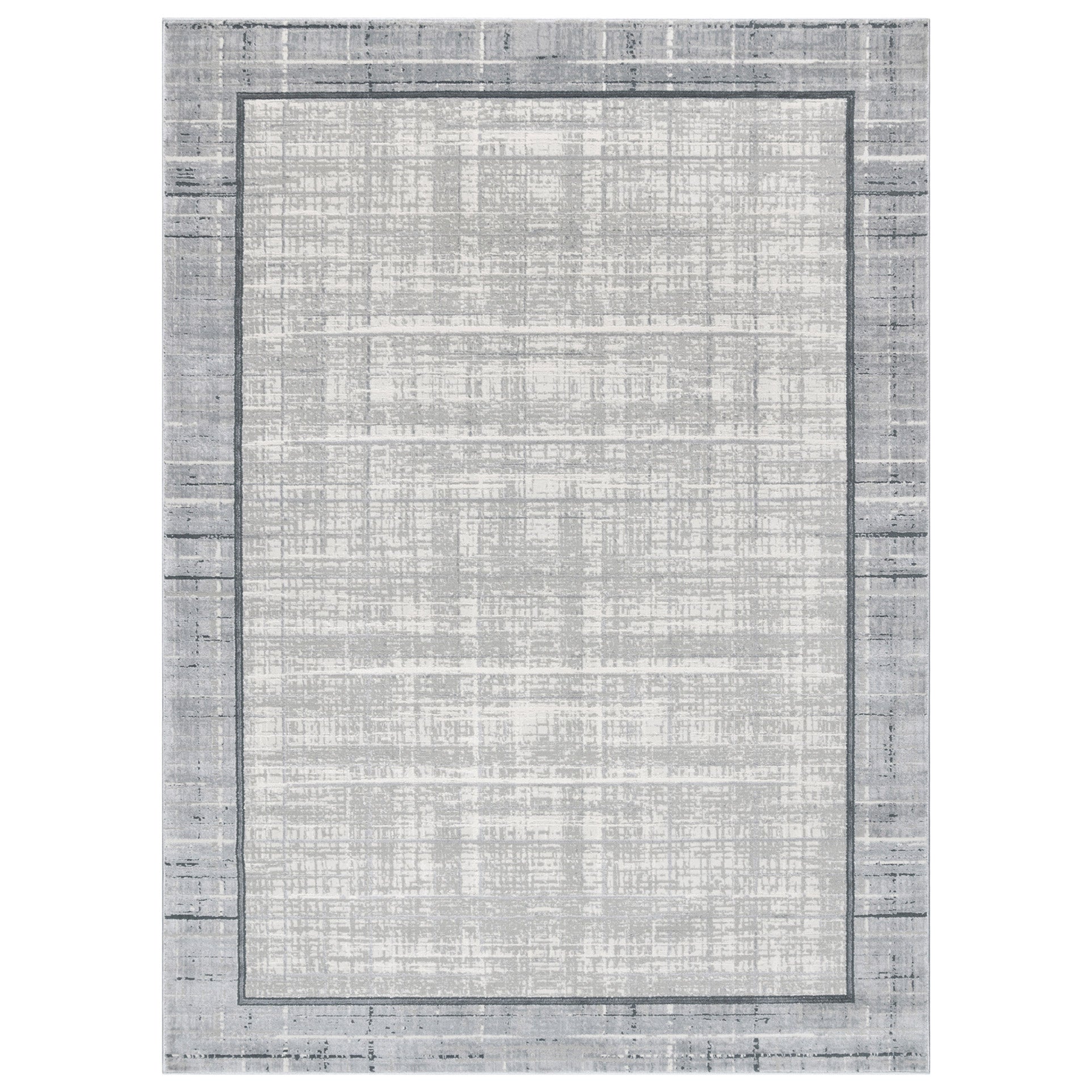 Eden Area Rug, Adelle Gray, 6’6” x 9’6”
