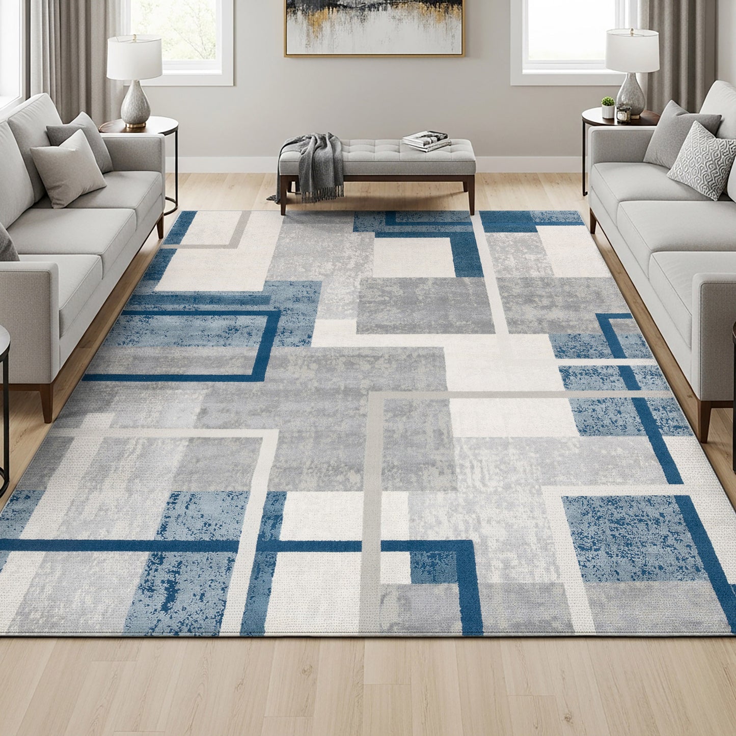 Eden Area Rug, Abstract Geo, 6'6' x 9'6'