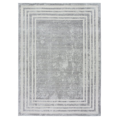 Sasha Area Rug, Damson Gray, 5’3” x 7’