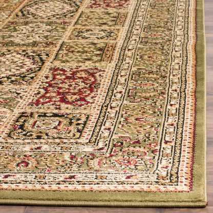 SAFAVIEH Lyndhurst Josephine Traditional Bordered Area Rug, Multi/Green, 9' x 12'