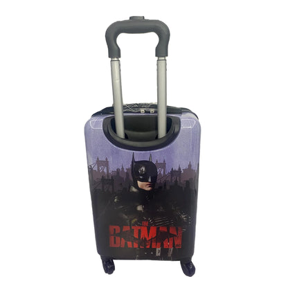 Fast Forward Batman Black Luggage 20 Inches Hardsided Tween Spinner Carry-On Travel Trolley Rolling Suitcase for Kids