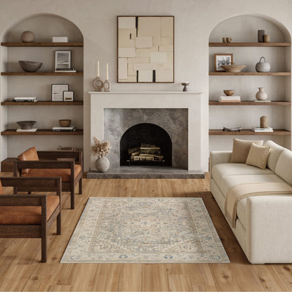 Nourison Argon Area Rug, Glow, 5’3” x 7’6”