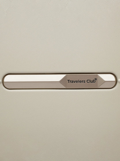 Travelers Club Richmond Hardside 20" Rolling Carry-on Luggage - Bone white