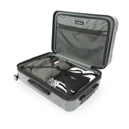 Brookstone Keane 21" Hardside Carry On Spinner Luggage - Charcoal