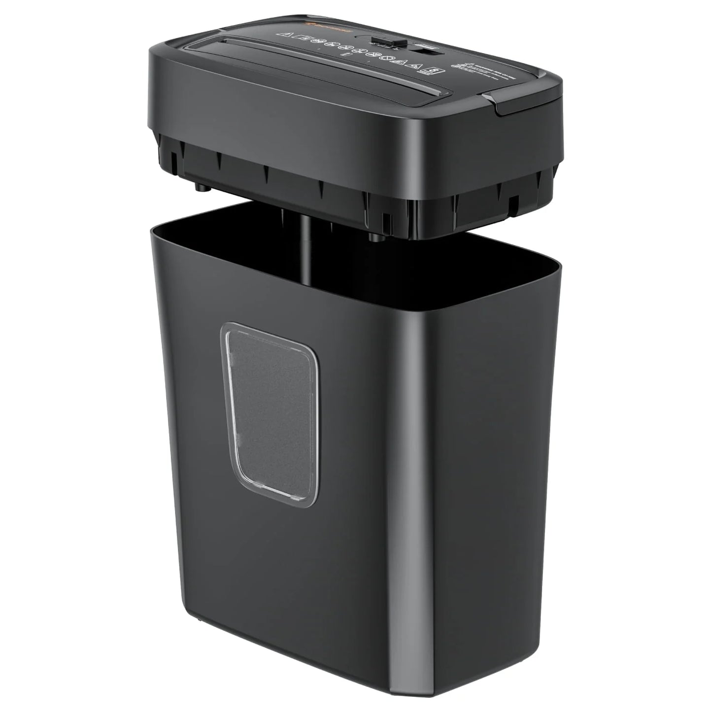 8-Sheet Cross Cut Paper Shredder for Home Office Use
