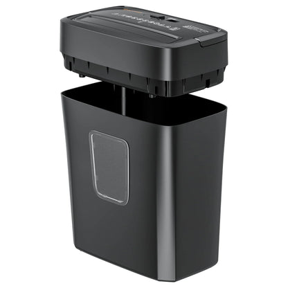 8-Sheet Cross Cut Paper Shredder for Home Office Use