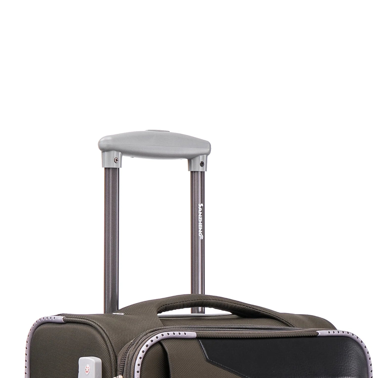4-Piece Sage Green Softside Luggage Set with Spinner Wheels, Lightweight Expandable Suitcases (20"/24"/28"/32")