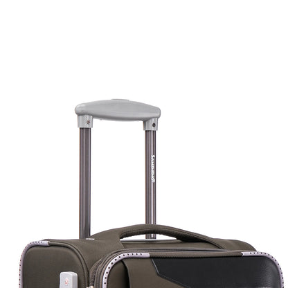 4-Piece Sage Green Softside Luggage Set with Spinner Wheels, Lightweight Expandable Suitcases (20"/24"/28"/32")