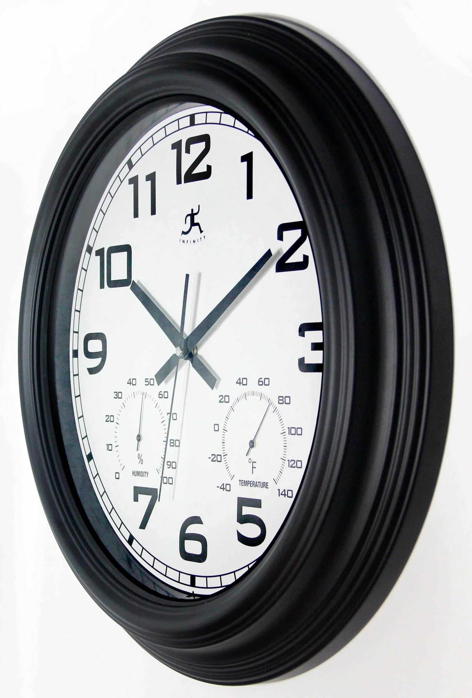 Infinity Instruments Classique Outdoor Wall Clock