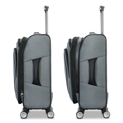 Open Box American Tourister Dash XLT 2 piece Softside Spinner Luggage Set - (20/28) Graphite