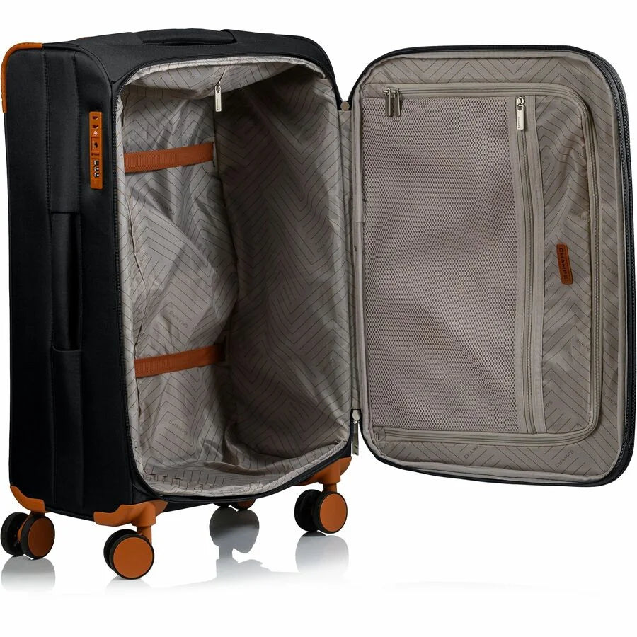CHAMPS Classic Collection, 3-piece Softside Luggage set, Black