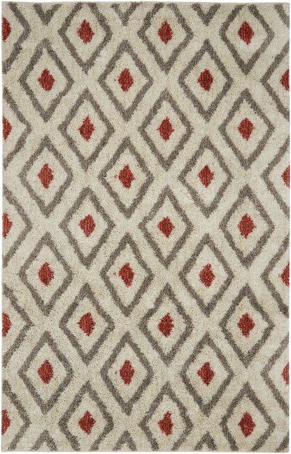 Mohawk Laguna Tribal Diamond Coral Area Rug, 5' x 8'