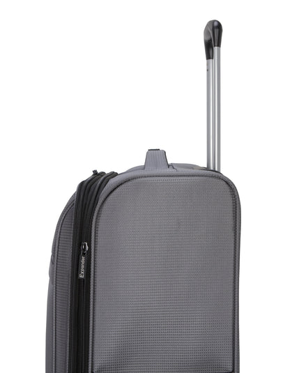 (3 pack) Protege Gravity Free 30" Softside Upright Luggage, Gray
