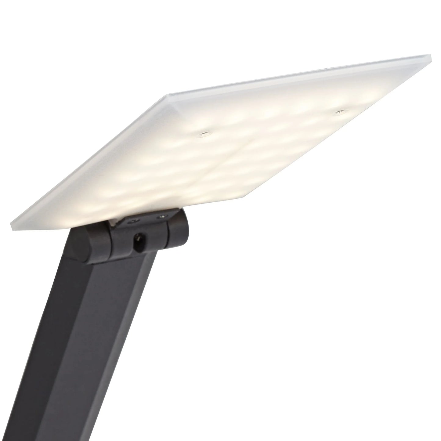 Possini Euro Design Rayven 22" High Modern Desk Lamp Adjustable Height LED USB Port Black Finish Metal Single Home Office Charging