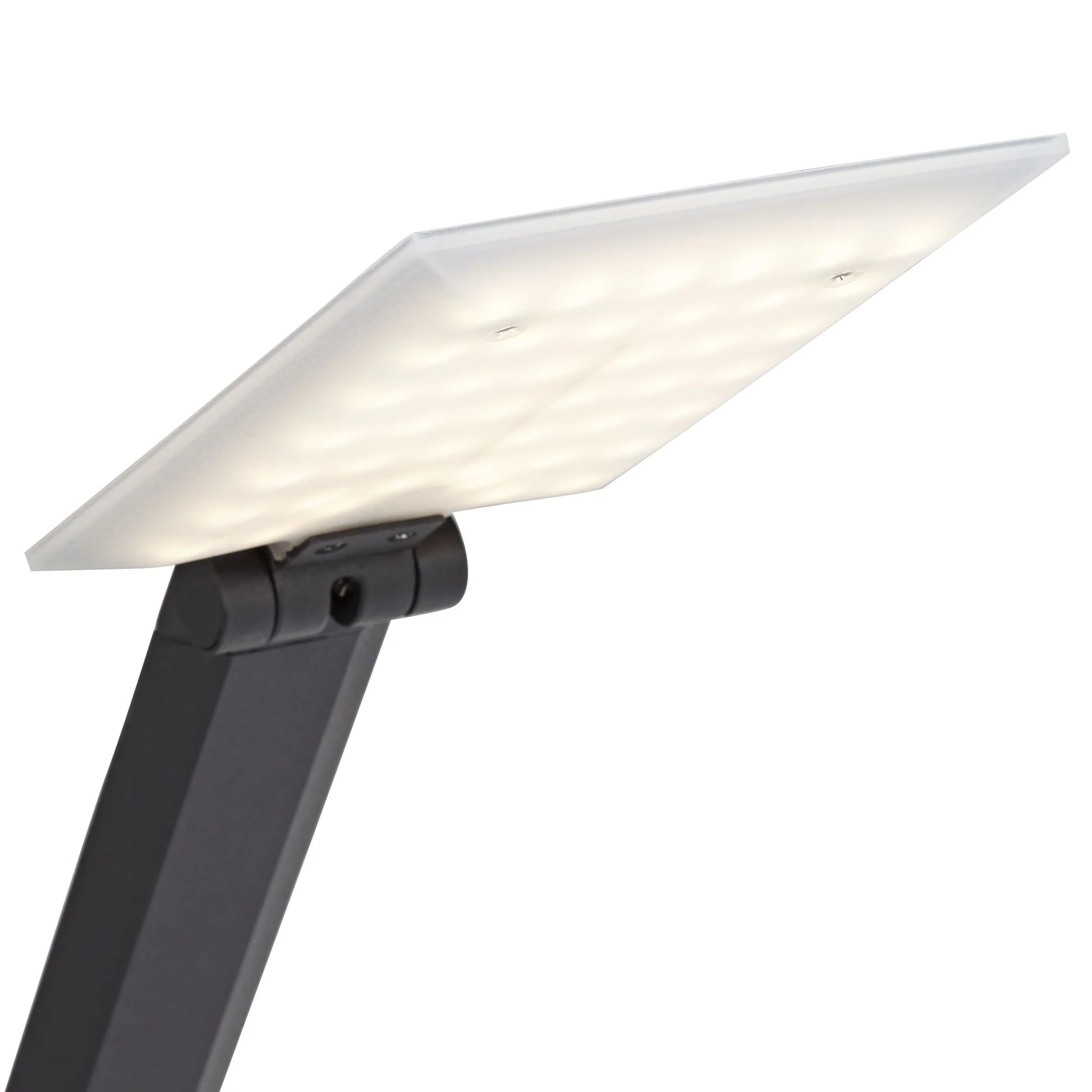 Possini Euro Design Rayven 22" High Modern Desk Lamp Adjustable Height LED USB Port Black Finish Metal Single Home Office Charging