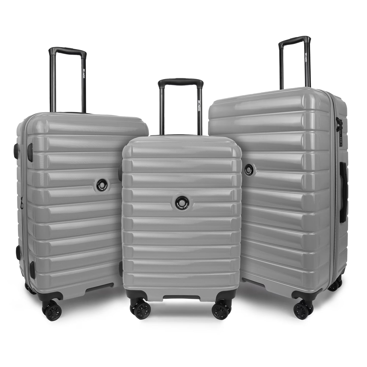 3 Piece Hardshell Luggage Set Expandable Hardside Suitcase with Spinner Wheels and TSA Lock, Lightweight Carry on and Checked Luggage 20" 25" 29", Yellow, LA13601