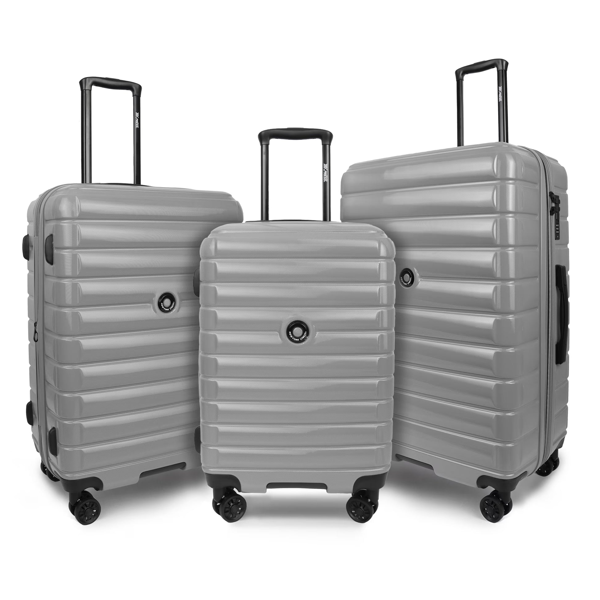 3 Piece Hardshell Luggage Set Expandable Hardside Suitcase with Spinner Wheels and TSA Lock, Lightweight Carry on and Checked Luggage 20" 25" 29", Yellow, LA13601